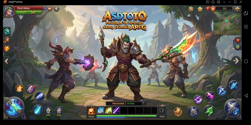 Screenshot ASDTOTO menampilkan aksi pertarungan epik dalam gameplay ARPG.