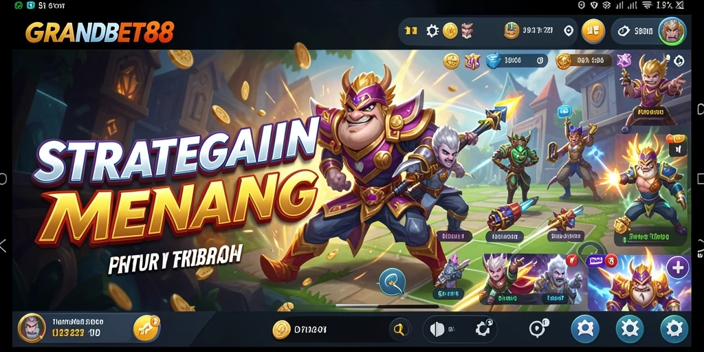Tampilan strategis yang mendebarkan dalam GRANDBET88.