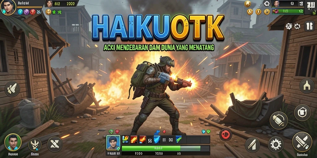 Gameplay HAIKUOTK menampilkan pertarungan intens dan grafis yang menakjubkan.
