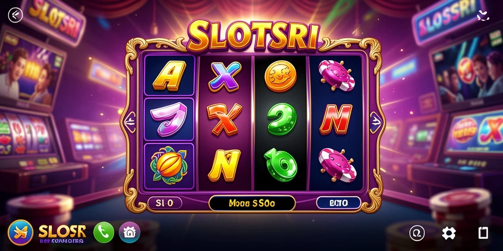 Tangkapan layar utama gameplay SLOTSRI yang menampilkan keseruan slot.