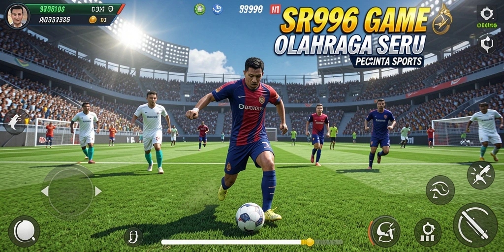 Gameplay SR996 dengan aksi olahraga yang seru dan realistis.